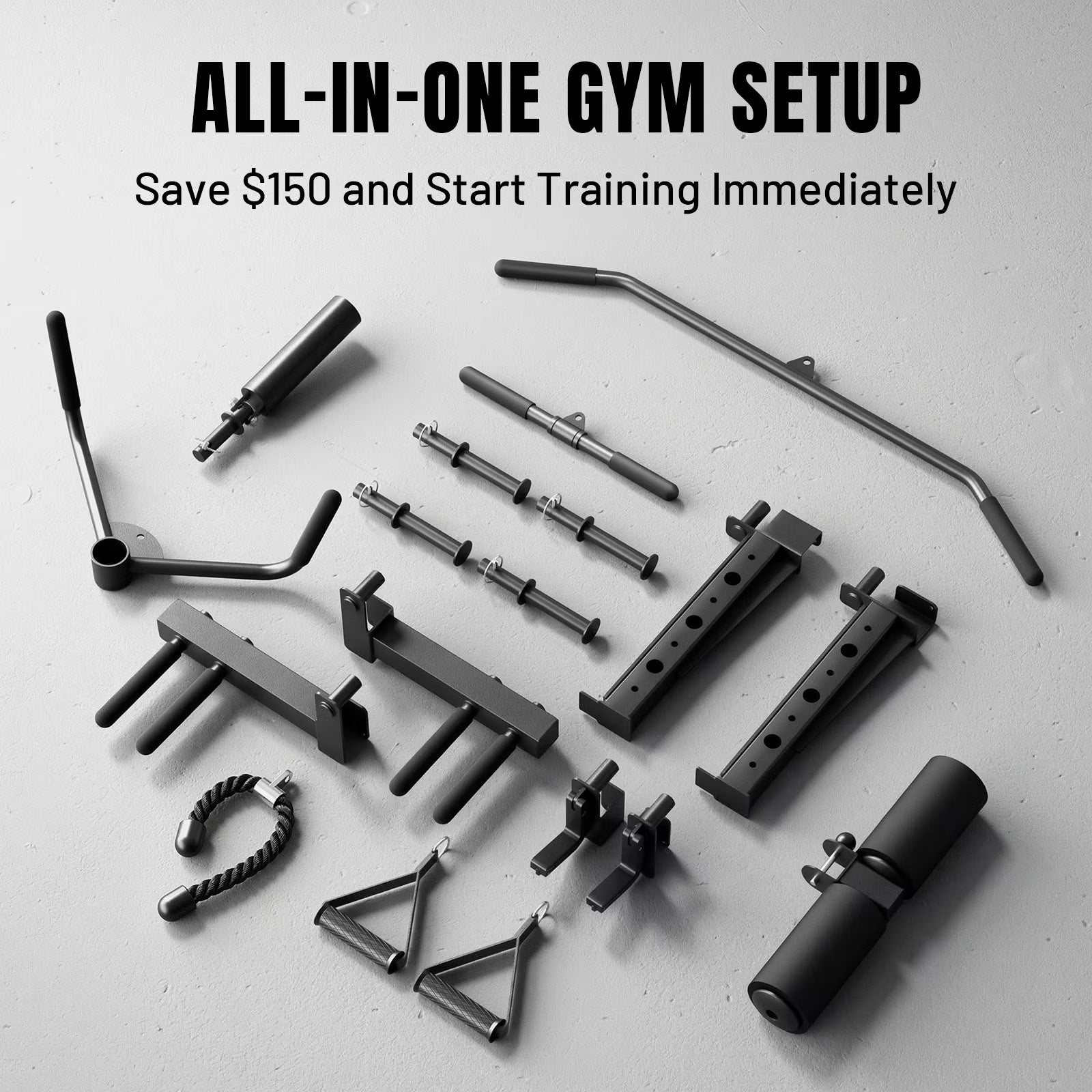 M11 Elite Smith Machine Home Gym, 2200LBS Power Rack with Cable Crossover, Functional Trainer with Dual 130 Weight Stacks, for Full Body Strength Training