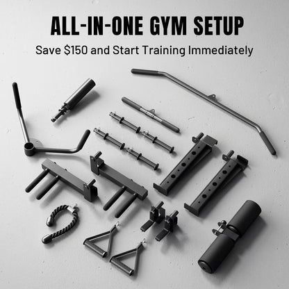 M11 Elite Smith Machine Home Gym, 2200LBS Power Rack with Cable Crossover, Functional Trainer with Dual 130 Weight Stacks, for Full Body Strength Training